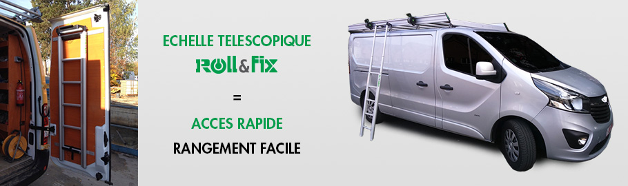 Les échelles Roll & Fix : toutes les dimensions pour les galeries du marché