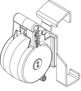 Boitier de sangle pour galerie Qtech 019 ouvert
