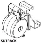Boitier de sangle pour galerie T-Rack